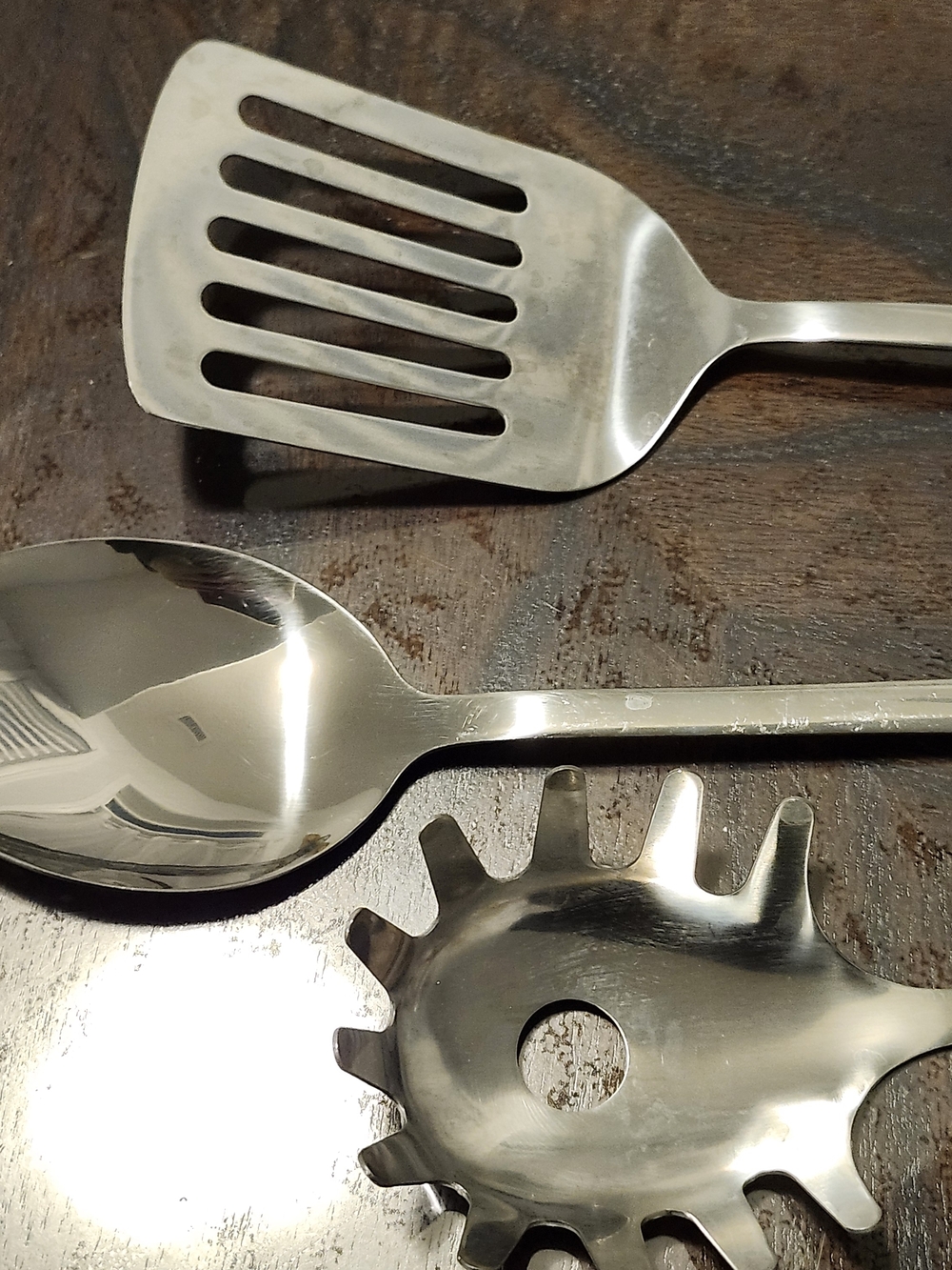 IKEA Stainless Steel Serving Utensils Set - Silver